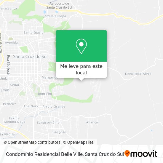 Condomínio Residencial Belle Ville mapa
