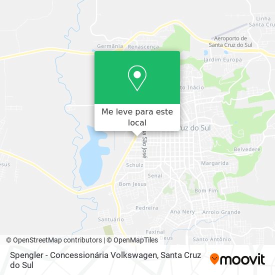 Spengler - Concessionária Volkswagen mapa