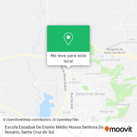 Escola Estadual De Ensino Médio Nossa Senhora Do Rosário mapa