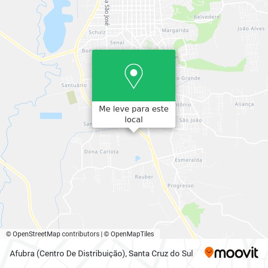 Afubra (Centro De Distribuição) mapa