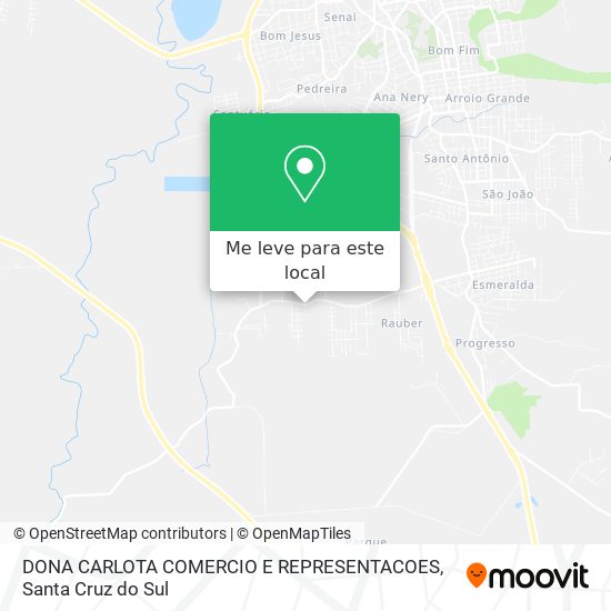 DONA CARLOTA COMERCIO E REPRESENTACOES mapa