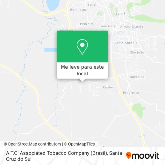 A.T.C. Associated Tobacco Company (Brasil) mapa