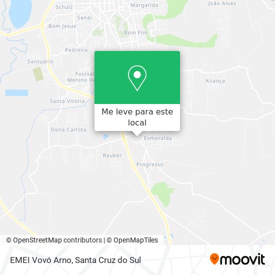 EMEI Vovó Arno mapa