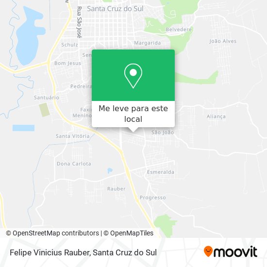 Felipe Vinicius Rauber mapa