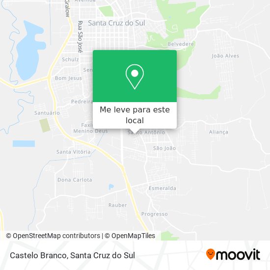Castelo Branco mapa