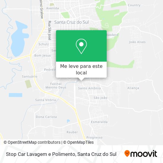 Stop Car Lavagem e Polimento mapa