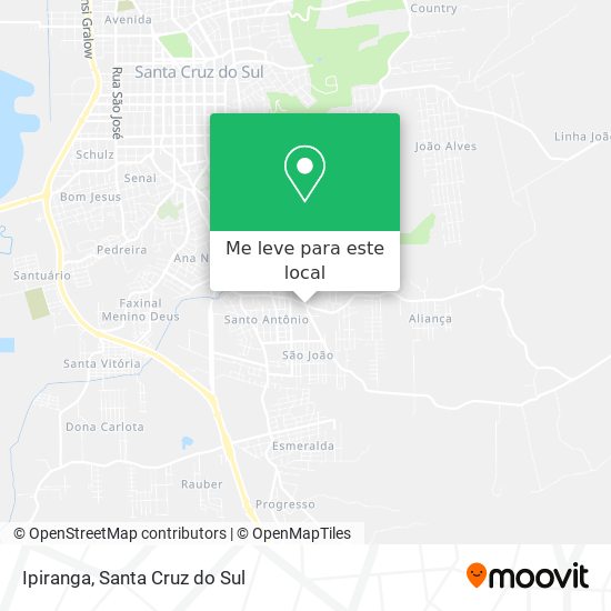 Ipiranga mapa