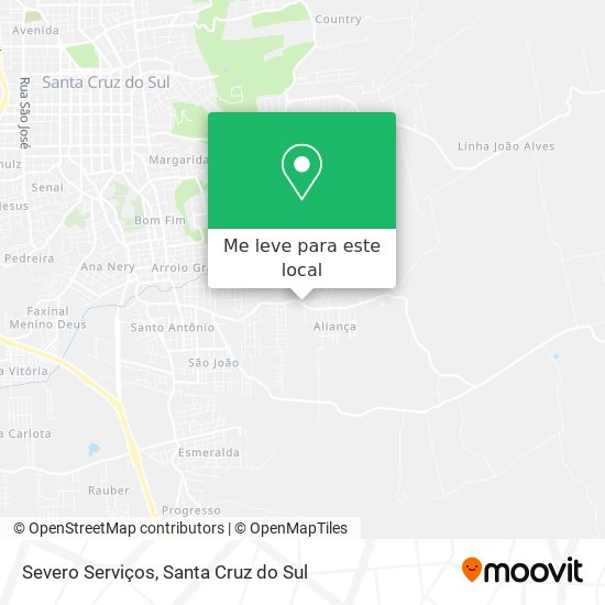Severo Serviços mapa