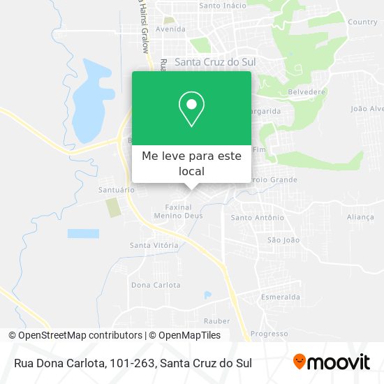 Rua Dona Carlota, 101-263 mapa