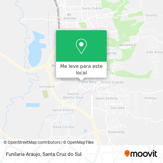 Funilaria Araujo mapa