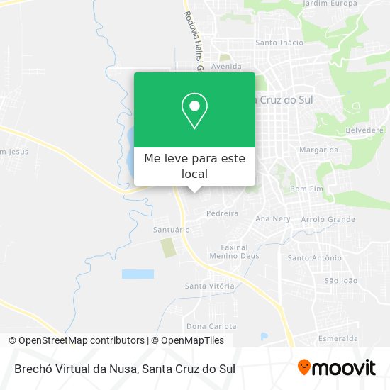 Brechó Virtual da Nusa mapa