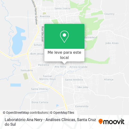 Laboratório Ana Nery - Análises Clínicas mapa