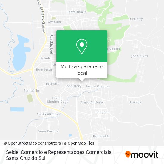 Seidel Comercio e Representacoes Comerciais mapa