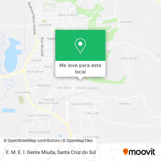 E. M. E. I. Gente Miuda mapa