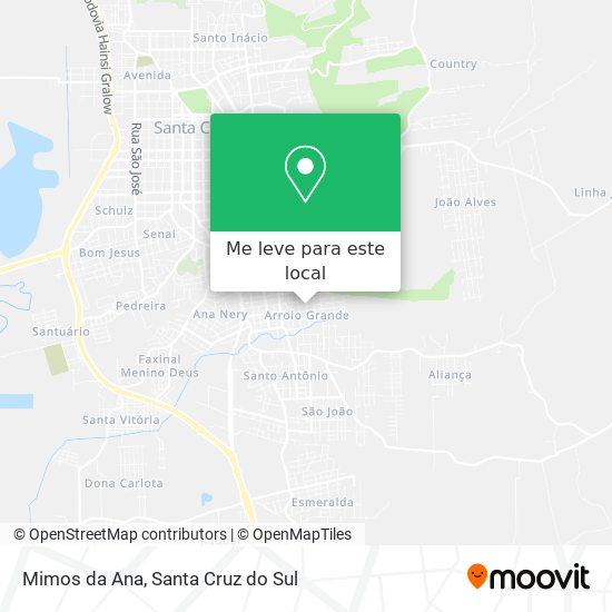 Mimos da Ana mapa