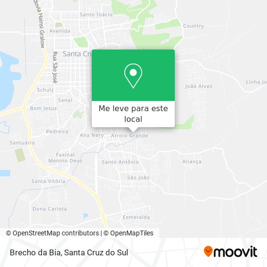 Brecho da Bia mapa