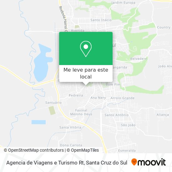 Agencia de Viagens e Turismo Rt mapa