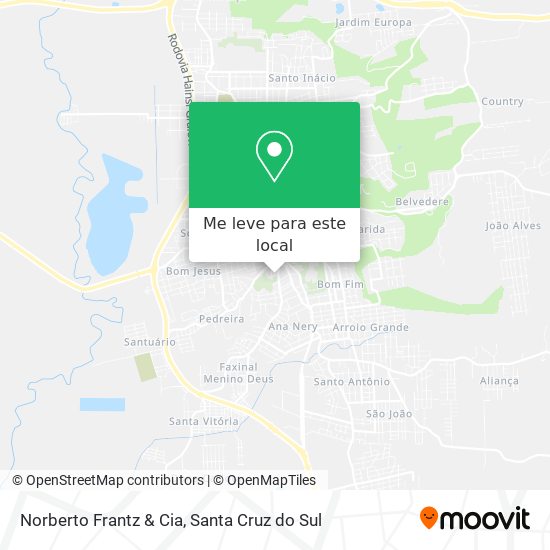 Norberto Frantz & Cia mapa