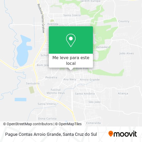 Pague Contas Arroio Grande mapa