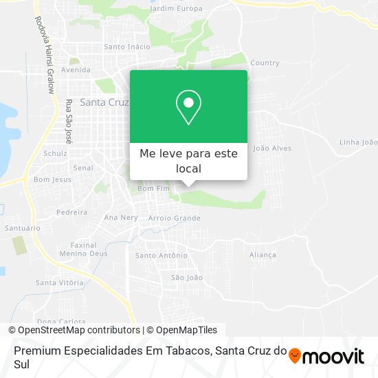 Premium Especialidades Em Tabacos mapa