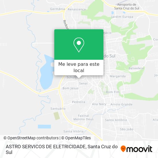 ASTRO SERVICOS DE ELETRICIDADE mapa