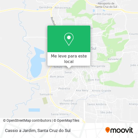 Cassio a Jardim mapa