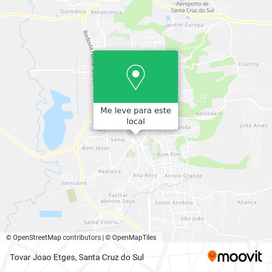 Tovar Joao Etges mapa