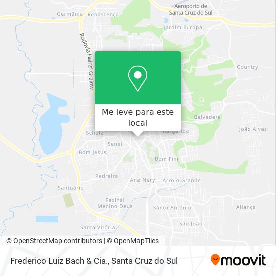 Frederico Luiz Bach & Cia. mapa