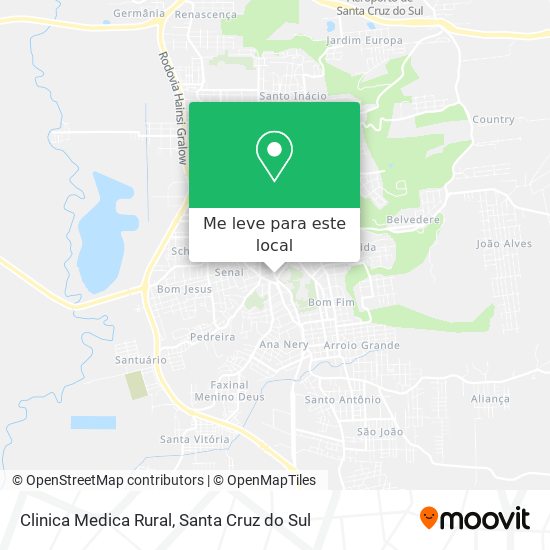 Clinica Medica Rural mapa