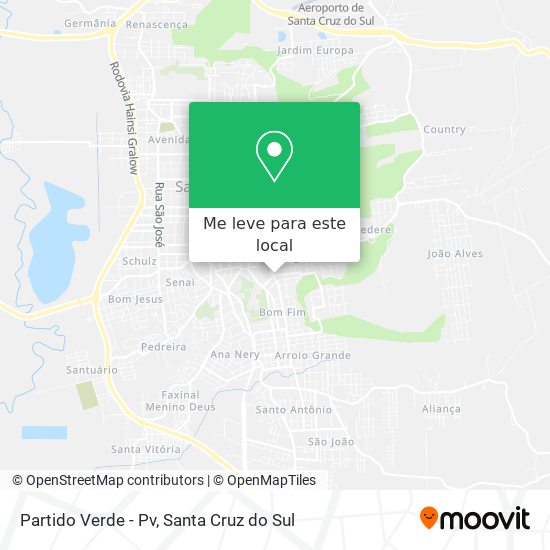 Partido Verde - Pv mapa