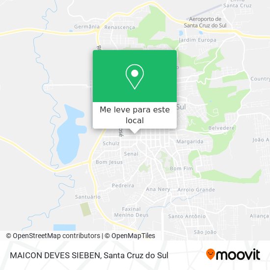 MAICON DEVES SIEBEN mapa