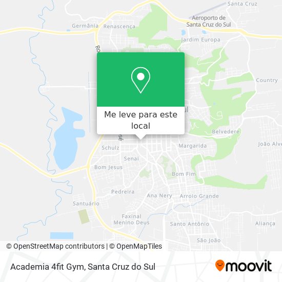 Academia 4fit Gym mapa