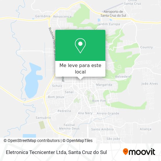Eletronica Tecnicenter Ltda mapa