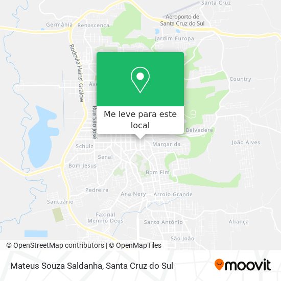 Mateus Souza Saldanha mapa