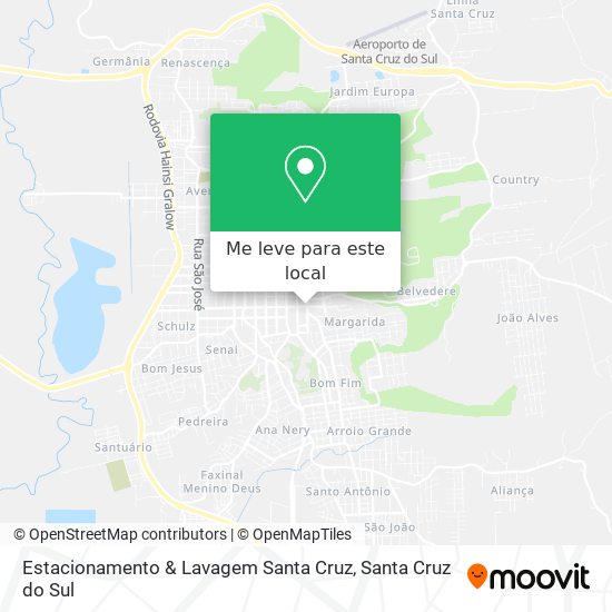 Estacionamento & Lavagem Santa Cruz mapa