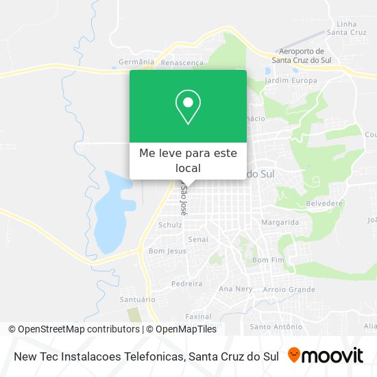 New Tec Instalacoes Telefonicas mapa