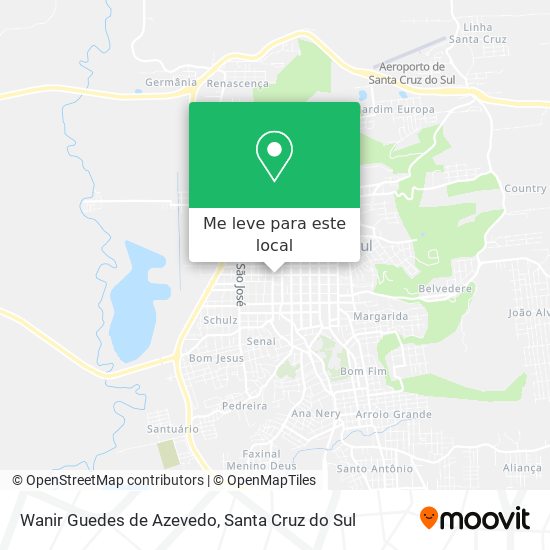 Wanir Guedes de Azevedo mapa