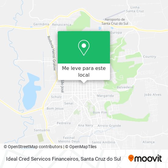 Ideal Cred Servicos Financeiros mapa