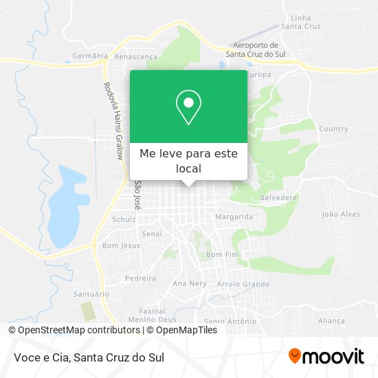 Voce e Cia mapa