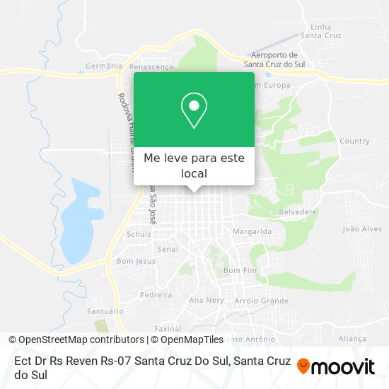 Ect Dr Rs Reven Rs-07 Santa Cruz Do Sul mapa
