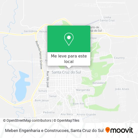 Meben Engenharia e Construcoes mapa