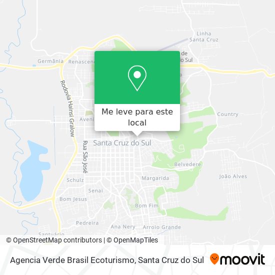 Agencia Verde Brasil Ecoturismo mapa