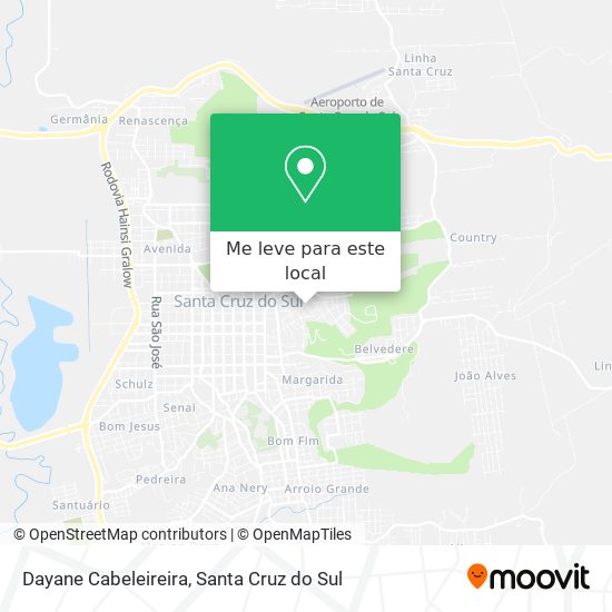 Dayane Cabeleireira mapa
