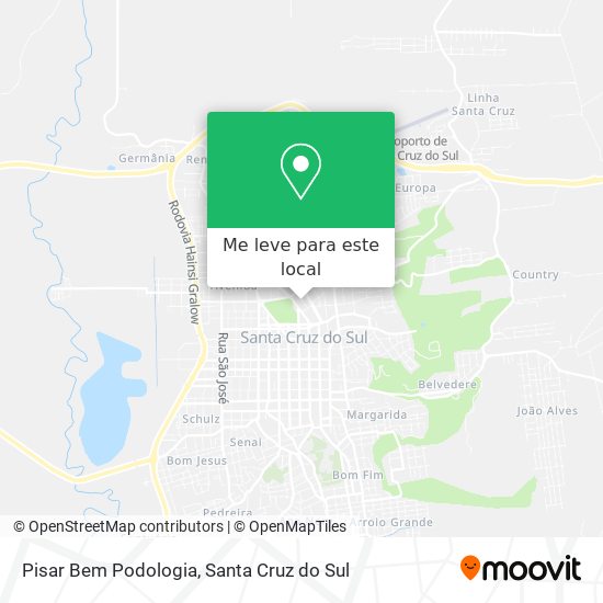 Pisar Bem Podologia mapa