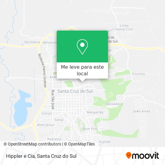 Hippler e Cia mapa