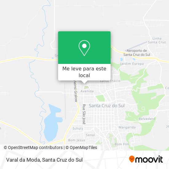 Varal da Moda mapa