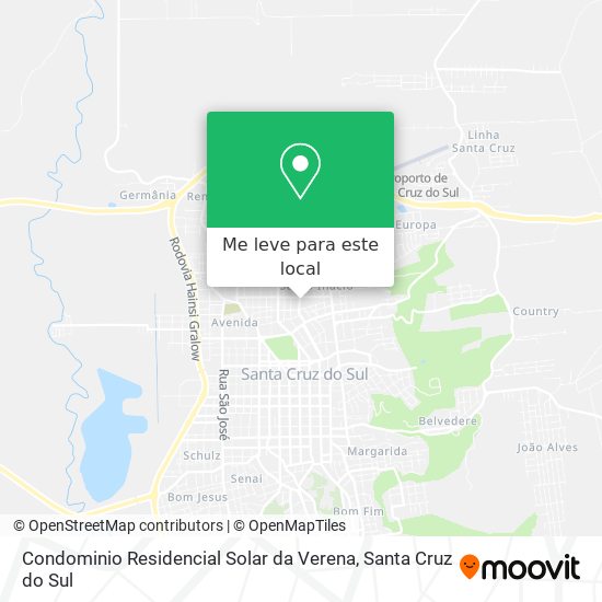 Condominio Residencial Solar da Verena mapa
