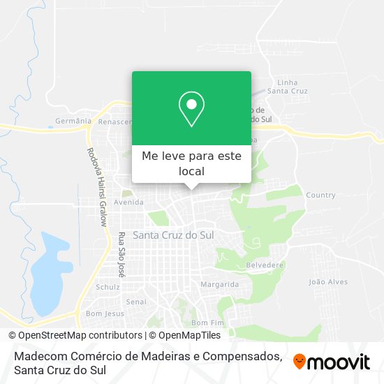 Madecom Comércio de Madeiras e Compensados mapa