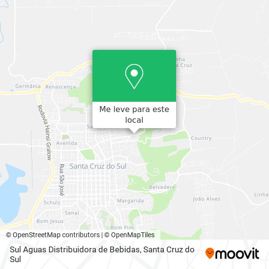 Sul Aguas Distribuidora de Bebidas mapa