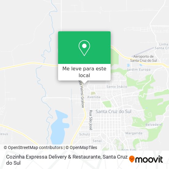 Cozinha Expressa Delivery & Restaurante mapa